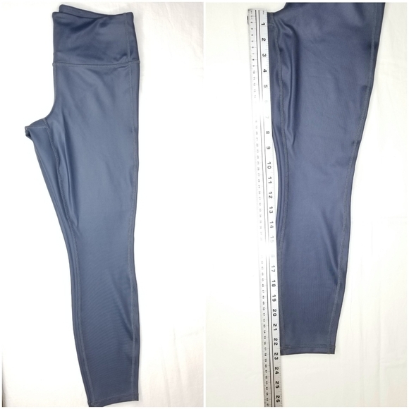 Athleta Women's Gray Active Workout Leggings, SP - Picture 6 of 8